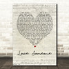 Lukas Graham Love Someone Script Heart Song Lyric Music Art Print