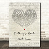 Rebecca Ferguson Nothings Real but Love Script Heart Song Lyric Music Art Print