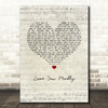 Cake Love You Madly Script Heart Song Lyric Music Art Print