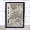 Bob Dylan Desolation Row Shadow Song Lyric Quote Print