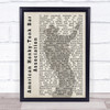Garth Brooks American Honky-Tonk Bar Association Shadow Song Lyric Quote Print