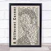 George Michael A Different Corner Shadow Song Lyric Quote Print