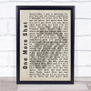 The Rolling Stones One More Shot Shadow Song Lyric Quote Print