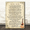 Elton John Your Song Song Lyric Vintage Quote Print
