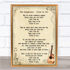 The Carpenters Close To You Song Lyric Vintage Quote Print