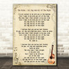 The Kinks All Day And All Of The Night Song Lyric Vintage Quote Print