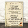 The Kooks Naive Song Lyric Vintage Quote Print