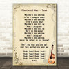Fleetwood Mac Tusk Song Lyric Vintage Quote Print