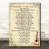 Fleetwood Mac You Make Loving Fun Song Lyric Vintage Quote Print