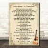 Arctic Monkeys Do I Wanna Know Song Lyric Vintage Quote Print