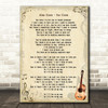 Alex Clare Too Close Song Lyric Quote Print