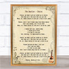 The Beatles Chains Song Lyric Quote Print