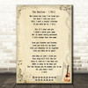 The Beatles I Will Song Lyric Quote Print