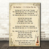The Beatles I'll Follow The Sun Song Lyric Quote Print