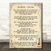 The Beatles Slow Down Song Lyric Quote Print