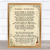 The Beatles The Night Before Song Lyric Quote Print