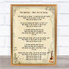 The Beatles What You're Doing Song Lyric Quote Print