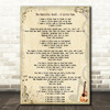 The Beautiful South A Little Time Song Lyric Quote Print