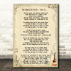 The Beautiful South Love Is Song Lyric Quote Print