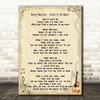 Barry Manilow Could It Be Magic Song Lyric Quote Print