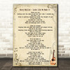 Barry Manilow Looks Like We Made It Song Lyric Quote Print