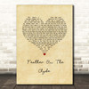 Passenger Feather On The Clyde Vintage Heart Song Lyric Print