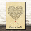 Belinda Carlisle Heaven Is a Place on Earth Vintage Heart Song Lyric Print