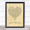 Shane McGowan Youre The One Vintage Heart Song Lyric Print