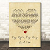 Dean Martin My Rifle, My Pony And Me Vintage Heart Song Lyric Print