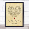Dean Martin My Rifle, My Pony And Me Vintage Heart Song Lyric Print