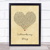 Emeli Sandé Extraordinary Being Vintage Heart Song Lyric Print