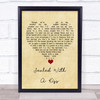 Jason Donovan Sealed With A Kiss Vintage Heart Song Lyric Print