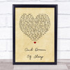 Kate Bush And Dream Of Sheep Vintage Heart Song Lyric Print