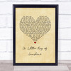 Axiom A Little Ray of Sunshine Vintage Heart Song Lyric Print