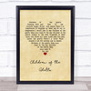 The Real Thing Children of the Ghetto Vintage Heart Song Lyric Wall Art Print