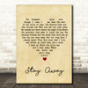 Elvis Presley Stay Away Vintage Heart Song Lyric Wall Art Print