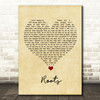 Grace Davies Roots Vintage Heart Song Lyric Wall Art Print