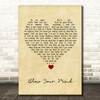 Jamiroquai Blow Your Mind Vintage Heart Song Lyric Wall Art Print