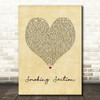 Jelly Roll Smoking Section Vintage Heart Song Lyric Wall Art Print