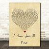 Kenzie Wheeler I Can See It Now Vintage Heart Song Lyric Wall Art Print