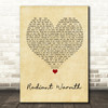 Miki Ratsula Radiant Warmth Vintage Heart Song Lyric Wall Art Print