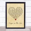 Badly Drawn Boy Magic in the Air Vintage Heart Song Lyric Wall Art Print