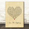 Audioslave I Am The Highway Vintage Heart Song Lyric Quote Music Print