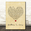 Dire Straits Brothers In Arms Vintage Heart Song Lyric Quote Music Print