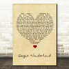 Earth, Wind And Fire Boogie Wonderland Vintage Heart Song Lyric Quote Music Print