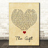 Jim Brickman The Gift Vintage Heart Song Lyric Quote Music Print