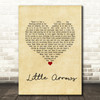 Leapy Lee Little Arrows Vintage Heart Song Lyric Quote Music Print