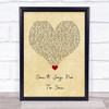 Nashville Cast, Hayden Panettiere & Chris Carmack Can't Say No To You Vintage Heart Song Lyric Quote Music Print