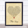 Ruth-Anne Cunningham The Vow Vintage Heart Song Lyric Quote Music Print