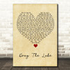 The Amity Affliction Drag The Lake Vintage Heart Song Lyric Quote Music Print